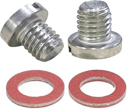 2 Pack 90340-08002 Exhaust Straight Screw Plug for Yamaha Outboard Engine, Non-Magnetic Replacement Screw, Durable Exhaust Plug, Ensures Secure Fit and Performance for Maintenance Repairs in Saudi Arabia