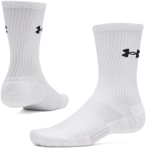 Under Armour Unisex Performance Cotton Crew Socks 3 Pack in Saudi Arabia