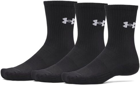 Under Armour Unisex Performance Cotton Crew Socks 3 Pack in Saudi Arabia