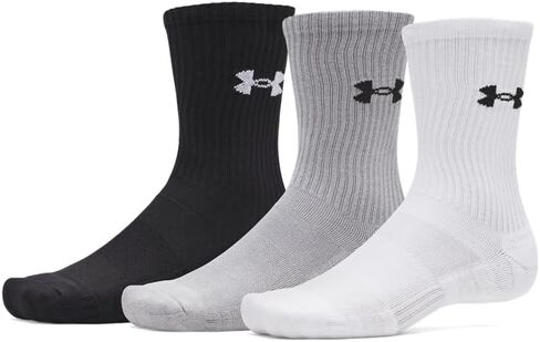 Under Armour Unisex Performance Cotton Crew Socks 3 Pack in Saudi Arabia