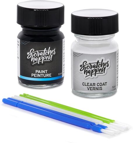 ScratchesHappen Exact-Match Touch Up Paint Kit - Bright Blue/Glacier Blue Metallic (GLT/WA327E) for Chevrolet - Essential (Paint + Clear Coat) in Kuwait
