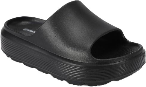 Platform Slides for Women and Men | Chunky Thick EVA Sole with Stable Support | Non-Slip for Daily Wear in Saudi Arabia