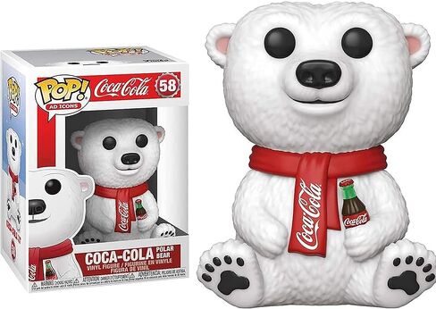 Funko Pop! AD Icons: Coca-Cola - Polar Bear, Multicolor, Model:41732 in Saudi Arabia