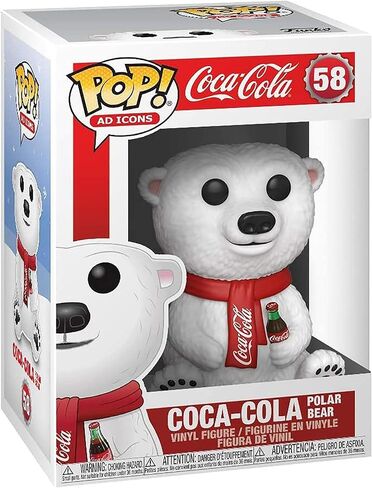 Funko Pop! AD Icons: Coca-Cola - Polar Bear, Multicolor, Model:41732 in Saudi Arabia