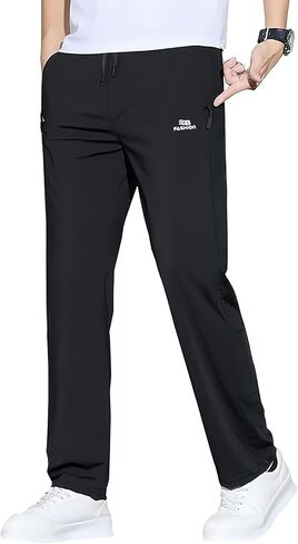 Meshirons - Ice Silk Mesh Panel Casual Pants, Meshirons Mens Pants for Men Over 55 in Saudi Arabia