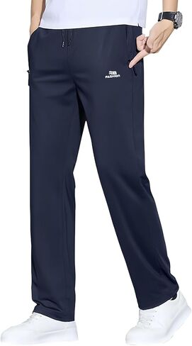 Meshirons - Ice Silk Mesh Panel Casual Pants, Meshirons Mens Pants for Men Over 55 in Saudi Arabia