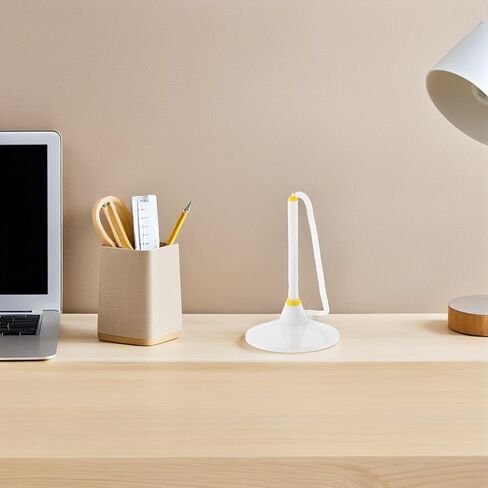 4pcs Business Counter Pens with 0.5mm Black Ink, Fixed Base and Chain, Smooth Writing Neutral Office and Bank Reception Signature Pens in Kuwait