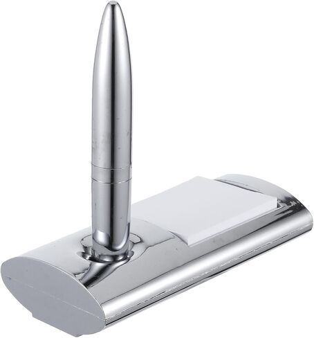 Delicate Business Ballpoint Pen with Base, Wear-resistant Metal Desktop Signing Pen for Office and Counter Use in Saudi Arabia