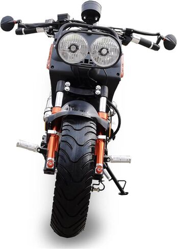 Reckless 150cc سكوتر الجيل 4 ناقل حركة أوتوماتيكي PMZ150-21، دراجة نارية قانونية للشارع للبالغين، عداد سرعة رقمي للمصابيح الأمامية LED، نمط مشاجرة ممتد، محرك GY6 قوي، قيادة سلسة in Kuwait