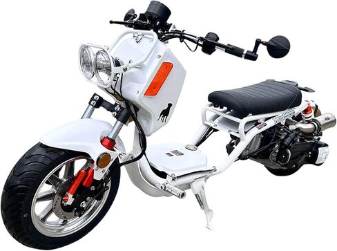 Reckless 150cc سكوتر الجيل 4 ناقل حركة أوتوماتيكي PMZ150-21، دراجة نارية قانونية للشارع للبالغين، عداد سرعة رقمي للمصابيح الأمامية LED، نمط مشاجرة ممتد، محرك GY6 قوي، قيادة سلسة in Kuwait