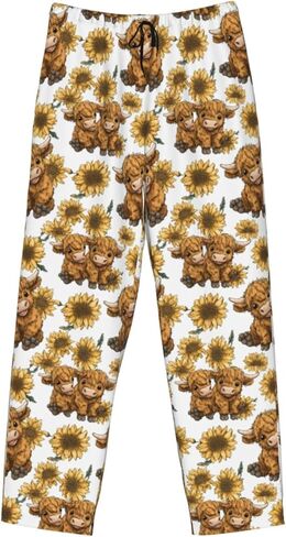 Mens Pajama Funny Lounge Pant Soft Pyjama Trousers Bottoms With Pockets Drawstring Elastic Waist Plus Size Pant in Saudi Arabia