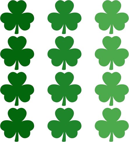 360 PCS St. Patrick's Day Sticker for Envelopes, Green Shamrocks Stickers Clover Stickers for Envelope Seals Crafts St. Patrick's Day Irish Holiday Candy Greeting Cards Party Decor in Saudi Arabia