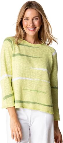 Habitat Women's Boardwalk Sweaters Raglan Pullover - 89702 in Saudi Arabia