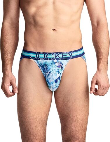 Jockey Men's Underwear Sport Stability Pouch Microfiber String Bikini in Saudi Arabia