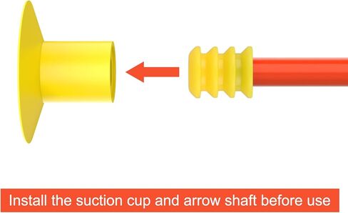 أسهم كأس الشفط باللون الأزرق، 7 قطع بديلة، أسهم إضافية طويلة 40.64 سم، متوافقة مع معظم مجموعات الرماية ذات العلامات التجارية in Kuwait