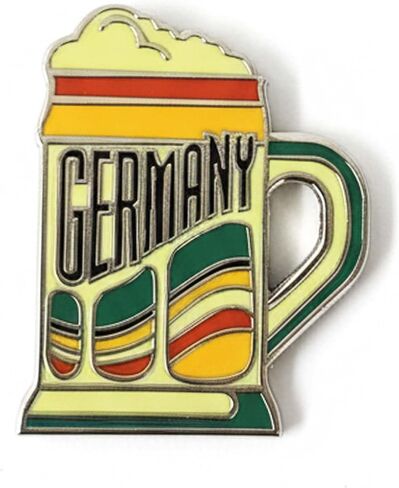 دبوس المينا Vagabond Heart Germany - تذكار ألماني - دبوس سفر بيرة ألماني in Saudi Arabia