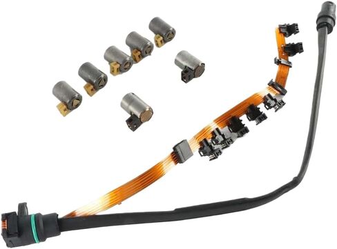 Transmission Master Solenoid Kit Ribbon Harness Shift Car Engine Supply Replacement Parts 01M O1M 1 Set Compatible With 1995-Up in Saudi Arabia