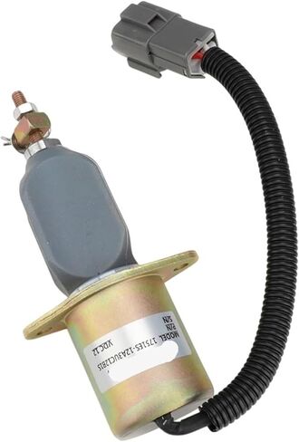 1751ES-12A3UC12B1S 12V الوقود اغلاق الملف اللولبي 129953-77811 متوافق مع أجزاء يانمار 4NTE94 محرك هيونداي R60-5 R210-5 SA-4673-S in Saudi Arabia