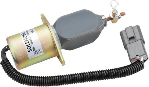 1751ES-12A3UC12B1S 12V الوقود اغلاق الملف اللولبي 129953-77811 متوافق مع أجزاء يانمار 4NTE94 محرك هيونداي R60-5 R210-5 SA-4673-S in Saudi Arabia
