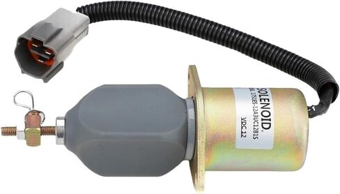 1751ES-12A3UC12B1S 12V الوقود اغلاق الملف اللولبي 129953-77811 متوافق مع أجزاء يانمار 4NTE94 محرك هيونداي R60-5 R210-5 SA-4673-S in Saudi Arabia