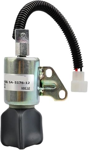 Compatible With Kubota SA-5176 Fuel Shutoff Solenoid 1756ES-12SUC5B1S5 12V YC101553 in Saudi Arabia
