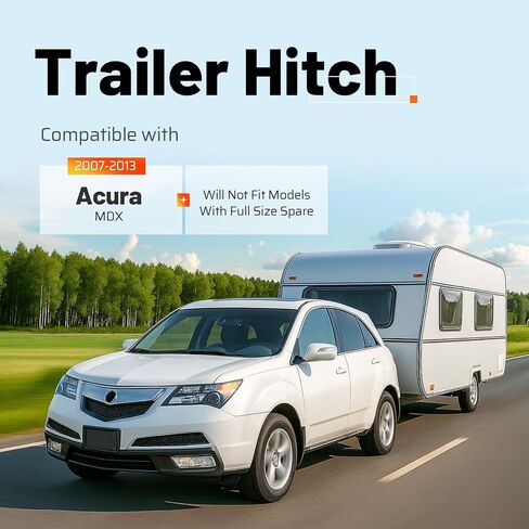 Class 3 Trailer Tow Hitch, 2 Inch Receiver Compatible with 2007-2013 Acura MDX Models in Saudi Arabia