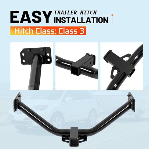 Class 3 Trailer Tow Hitch, 2 Inch Receiver Compatible with 2007-2013 Acura MDX Models in Saudi Arabia