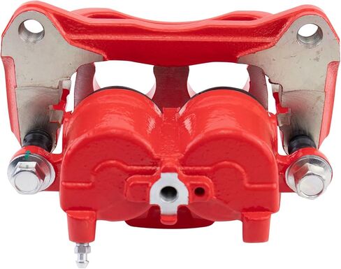TRQ Performance Front Right Performance Brake Caliper Red Passenger Side Compatible with 2007-2014 Ford Edge 2011-2015 Lincoln MKX in Saudi Arabia