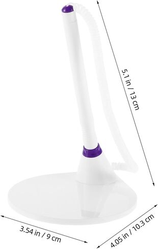 4pcs Business Office Desk Pen with Chain and Base, 0.5mm Smooth Writing Black Ink Neutral Gel Signature Pens for Bank Reception Counter and Hotel Front Desk in Kuwait