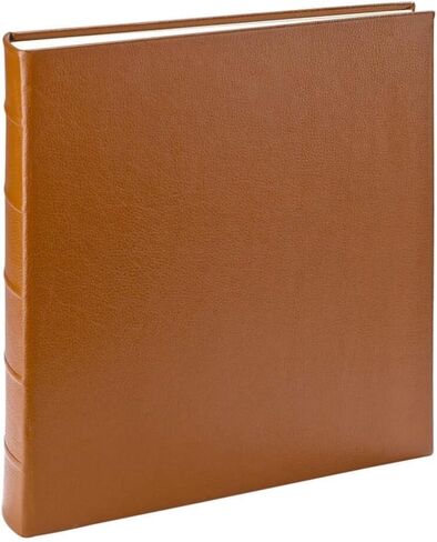 Graphic Image Large Bound Album - Leather Photo Album - Archival Quality Clear Pages - Quality Leather - Made in USA in Saudi Arabia