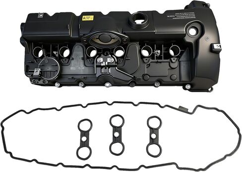 طقم غطاء صمام المحرك مع حشوات متوافقة مع 2006-2013 BMW 128i 328i 528i X3 X5 Z4 323i 125i 130i 525i 530i، L6 2.5L/3.0L لاستبدال 11127552281 in Saudi Arabia
