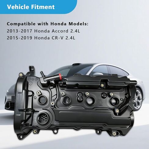 12310RDFA01 غطاء صمام المحرك مع حشية مناسب لـ 2013-2017 Honda Accord 2.4L، 2015-2019 Honda CR-V 2.4L، استبدال 12310-RDF-A01، 12310-5A2-A01 in Saudi Arabia