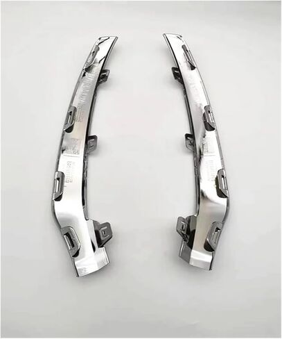 A2538852700 A2538852800 Front Bumper Lip Spoiler with Chrome Trim Left or Right Fit for Benz GLC-Class W253,GLC200 GLC250 GLC300(Right 1pcs) in Saudi Arabia