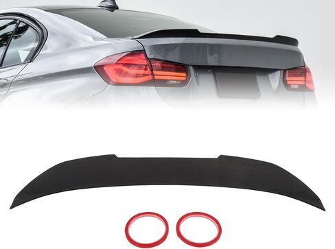 Trunk Spoiler PSM-Style Compatible with 2013-2018 3 Series F30 Sedan F80 M3 Sedan Gloss Black in Saudi Arabia