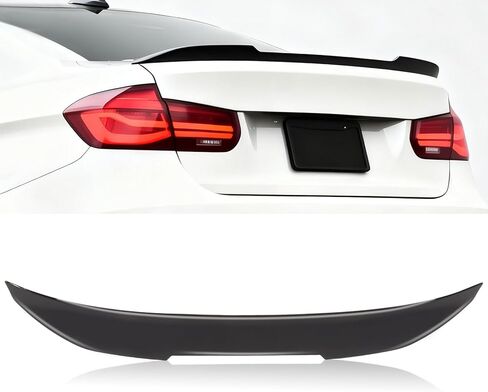 Trunk Spoiler PSM-Style Compatible with 2013-2018 3 Series F30 Sedan F80 M3 Sedan Gloss Black in Saudi Arabia