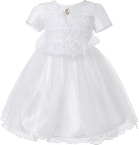 فستان الأميرة الوردي للفتيات من ريتشي هاوس مع طبقات سفلية شبكية مقاس 2-6 RH0919 in Kuwait