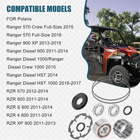 مجموعة إعادة البناء التفاضلية الأمامية تحمل وختم لبولاريس رينجر RZR 570 800 900 Brutus HD Sportsman ACE 325 570 2011-2018 3235263 in Saudi Arabia