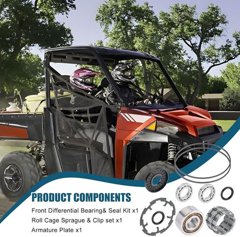 مجموعة إعادة البناء التفاضلية الأمامية تحمل وختم لبولاريس رينجر RZR 570 800 900 Brutus HD Sportsman ACE 325 570 2011-2018 3235263 in Saudi Arabia