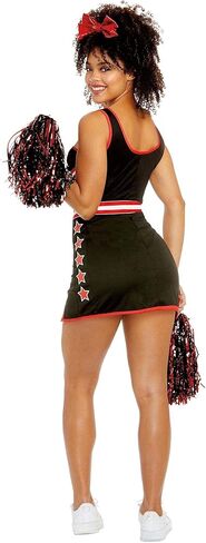 Dreamgirl Adult Cheerleader Costume, Womens Cheer Team USA Halloween Costume in Saudi Arabia