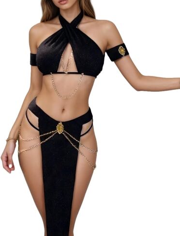 المرأة مثير الملابس الداخلية تأثيري مجموعات ملابس الأميرة المصرية الرقيق روليبالي زي الأميرة الراقصة الموحدة in Kuwait