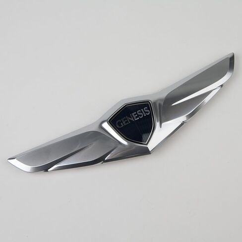 HYUNDAI Genesis Sedan Wing Hood Black Silver Emblem in Saudi Arabia