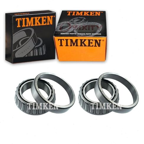 قطعتان من محامل العجلات الخارجية الخلفية ومجموعات السباق من Timken متوافقة مع Ford F-350 Super Duty 5.4L 6.2L 6.4L 6.8L V10 V8 1999-2012 in Kuwait