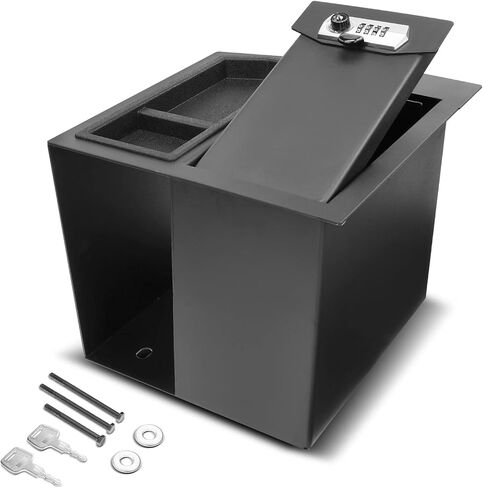 A-Premium Center Console Safe Box Compatible with Toyota Sequoia 2008-2013 Tundra 2007-2013 in Saudi Arabia