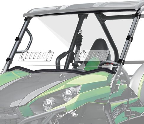 StarknightMT Teryx Full Windshield Scratch-resisatant Vent Compatible with 2016+ KAWASAKI Teryx 800 2/4 Seaters 2021+ Teryx S/S 4 Accessories Clear Front Window Used with Roof in Saudi Arabia