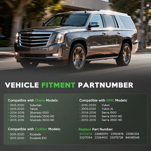 كتلة صمامات توزيع البطارية متوافقة مع 2015-2020 Chevy Suburban Tahoe GMC Yukon Escalade & 2014-2016 Chevy-Silverado GMC-Sierra، استبدال # 84354716 in Kuwait