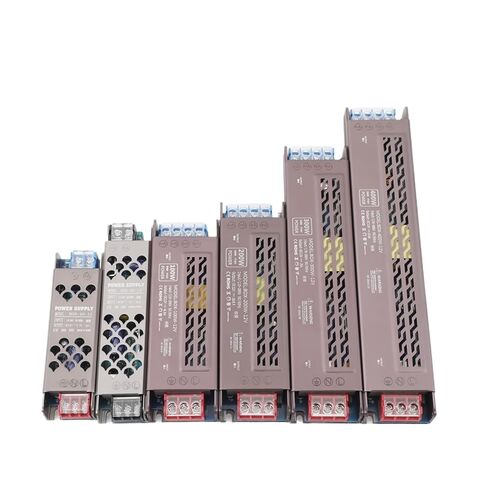 1pcs Ultra-Thin Switching Power Supply Lighting Transformer AC110/170-250V to DC 12V/24V 45W-400W Switch Power Adapter(110-250V to 24V 200W) in Saudi Arabia