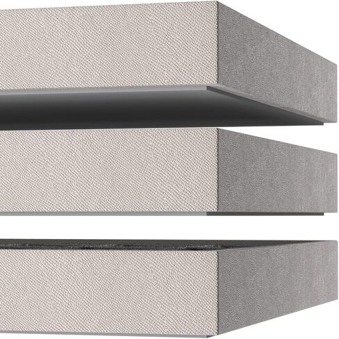 2-Piece Gray leather Stackable Jewelry Organizer Tray Set, Bracelet Ring Earring Holder Box, Necklace Display Stand for Storage and Retail Display (12 Grids) in Saudi Arabia