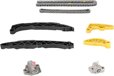 مجموعة سلسلة التوقيت مع العجلة المسننة والأدلة لـ 2014-2024 Kia ​​Sorento، 2013-2024 Hyundai Santa Fe Sport/Santa Fe، 2015-2019 Sonata 2.0T 2.4L G4KH G4KJ | أو 24321-2G111 24431-2G101 in Kuwait