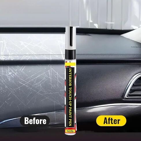 Black Car Interior Touching Up Paint Pen Quick Drying ABS Repair Pens for Buttons Scratches Car Button Scratch in Saudi Arabia