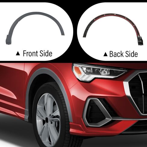 ANDPLAY Front Fender Flare Wheel Opening Molding Arch Right Passenger Side Compatible with Audi Q3 2019-2024 AU8537188, 83A853718AGRU, 83A-853-718-A-GRU, 83A-853-718-AGRU Black in Saudi Arabia